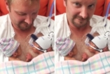 Egymás kezét fogják a koraszülött babák